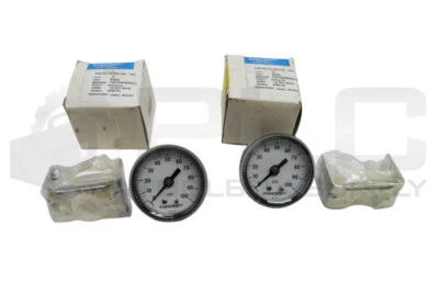 LOTE DE 2 MANÓMETROS NUEVOS ASHCROFT 20W1001TH 02B XUC 2" 0-100PSI *LEER* Foto 1 de 4