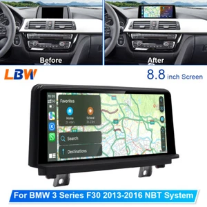 8.8'' Car Multimedia Screen Wifi Radio Stereo For BMW F30 2013-2016 NBT System - Picture 1 of 12