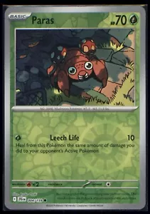 POKEMON JOURNEY TOGETHER REVERSE HOLO- PARAS 004/159 - Picture 1 of 2