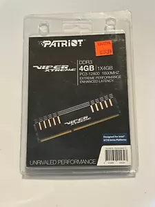 4GB Patriot PC3-12800U DDR3-1600MHz Desktop Memory / Ram PX34G1600C11 PE000279 - Picture 1 of 2