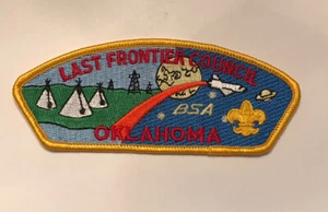 Vintage Last Frontier  Area Council CSP S10 Plastic Back - Picture 1 of 2