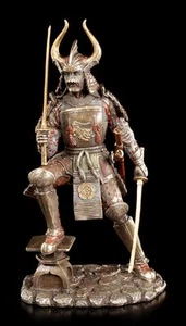 Samurai Figur - Krieger mit zwei Schwertern - Statue Veronese - Bild 1 von 6