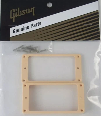 GIBSON® Historic Pickup Ring Set Genuine Les Paul Cream Creme / R9 / PRPR-035 - Image 1 of 4
