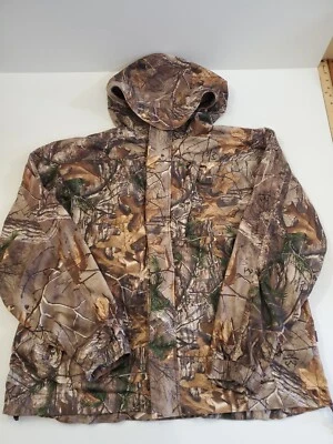 Cabela's Size XL Realtree Xtra Camo Mesh Lined Hooded Packable Hunting Jacket - Image 1 of 4