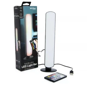 TikTok 4 Light Modes Vibe Multicolor RGB + White LED Light Bar with Remote & USB - Picture 1 of 3