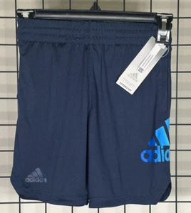 Adidas Boys AERO Ready  Shorts AH5604-AB55-JC - Navy/XSM - Picture 1 of 4