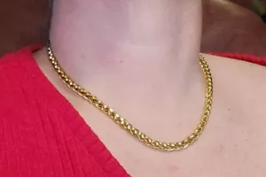 Jones New York Necklace Chain Jewelry Gold Tone 18" Toggle Closure Beautiful JNY - Picture 1 of 8