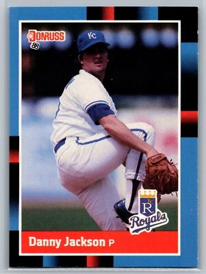 1988 Donruss  Baseball #132 Danny Jackson  Kansas City Royals - Image 1 of 2