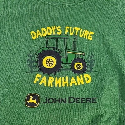 Body John Deere Daddy's Future Farmhand Top Bebé Niño 6 Meses Manga Corta  Foto 1 de 4