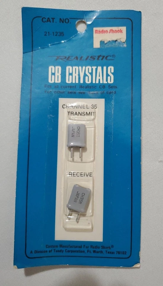 De colección Nuevo de Lote Antiguo Realista 21-1235 Canal 35 Transmisión y Recibe Cristales CB Foto 1 de 4
