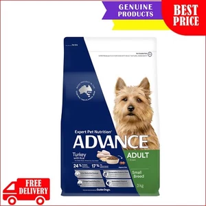 Advance Turkey with Rice Dry Dog Food Adult Small Breed 3 Kg 1 - 8 Years - Picture 1 of 2