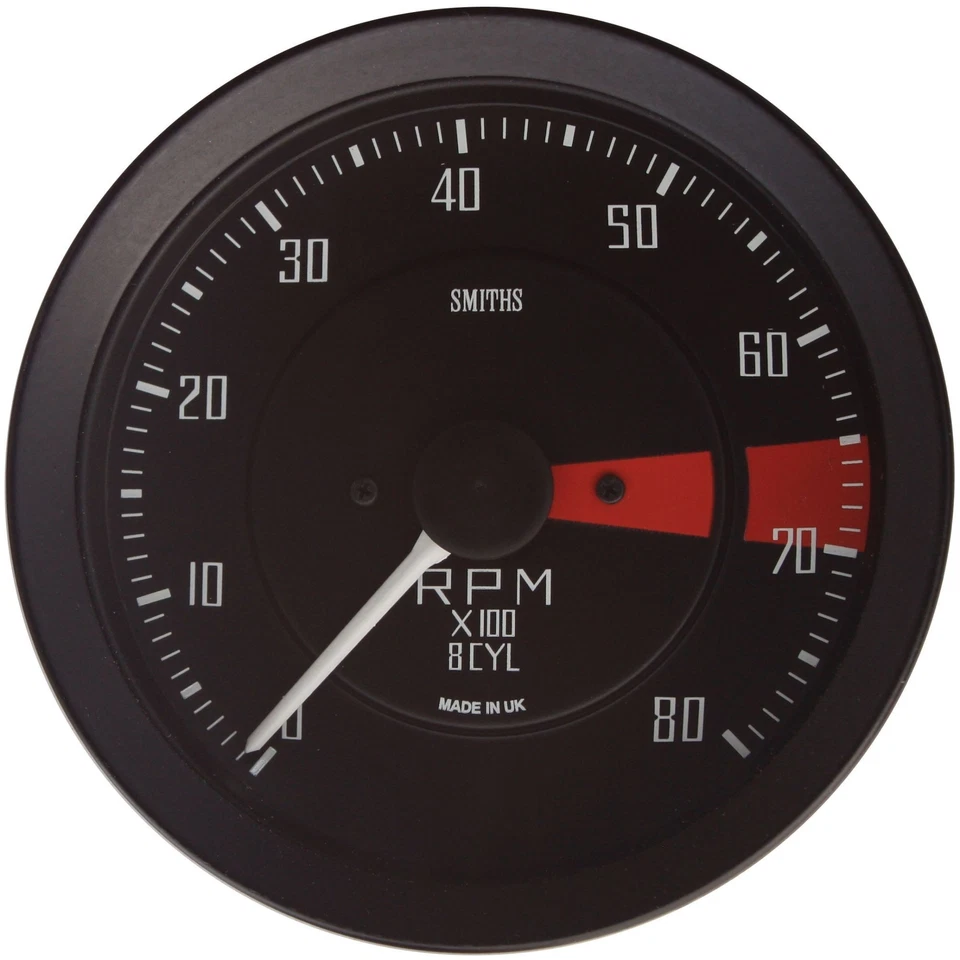 Smiths GT40 Style Motorsport Tachometer / Rev Counter 100mm 0-8K RPM - Image 1 of 1