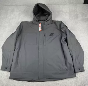 Snap-On Tools Jacke Herren 3XL grau isoliert wasserdicht Kapuze Winter - Bild 1 von 8