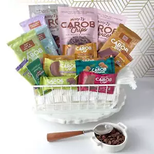 Missy J's Organic Carob Sampler Pack of 18 Products | Healthy Combo Gift for All - Picture 1 of 1