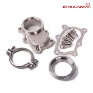 Kinugawa Turbo V-band Dump Pipe Flange For NISSAN RB20DET RB25DET Garrett T3 - Picture 1 of 8