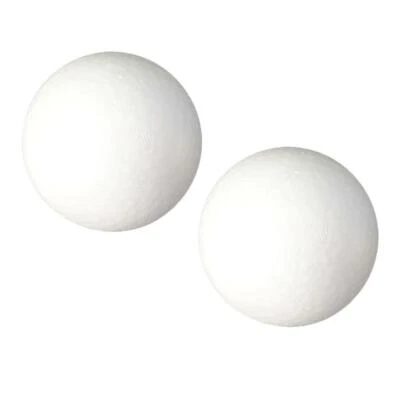 2x Big Size Styrofoam Ball Xmas Tree Wedding Festival Decor Ornaments 120mm - Image 1 of 4