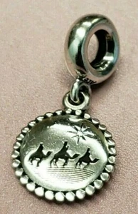 PANDORA | THREE KINGS DANGLE CHARM ✪NEW✪ 791169-G060 RARE RETIRED CAMELS DESERT - Picture 1 of 8