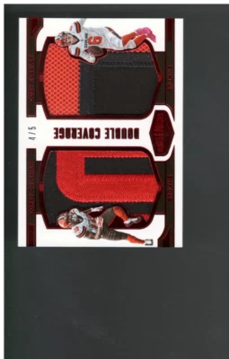 B3196 2016 Panini Plates and Patches Double Red 10 Cody Kessler Coleman Jersey/5 - Image 1 of 2