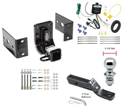 Trailer Hitch For 98-05 Mercedes-Benz ML320 ML350 ML430 ML500 Wiring 1-7/8" Ball - Image 1 of 4
