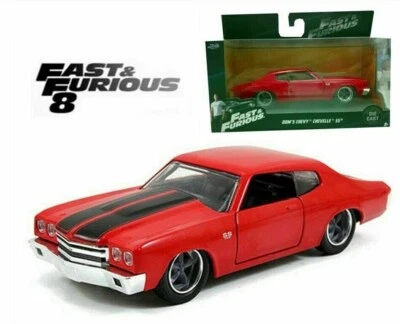 JADA 1:32 DOM'S CHEVY CHEVELLE SS 1970 FAST AND FURIOUS MODEL DIECAST CAR TOY - image 1 of 3