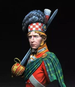 1/10 BUST Resin Model Kit Napoleonic Wars Regiment Soldier Upainted - Picture 1 of 1