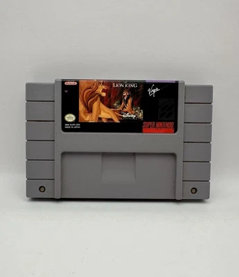 The Lion King Super Nintendo SNES Working Game Cartridge Disney - Image 1 of 3