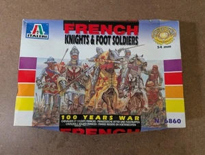 Italeri French Knights & Foot Soldiers Historics 100 Years War Figures 6860 READ - Picture 1 of 10