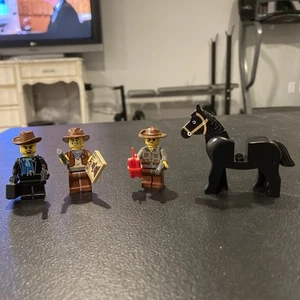 LEGO Western West Custom Minifigure Cowboys Bandit Sheriff minifig lot 6765 6762 - Picture 1 of 3