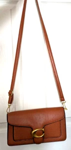 Women's Brown Mini Bag Shoulder Strap Straddle Bag - Picture 1 of 3