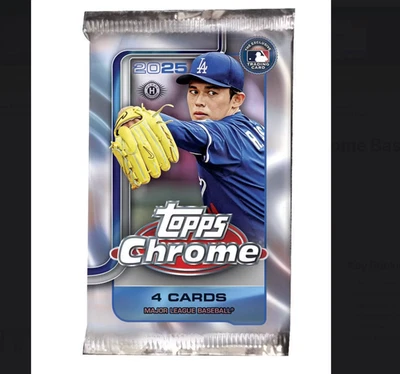 2025 Topps Chrome Baseball Hobby - ONE PACK - RIPPED LIVE ONLY