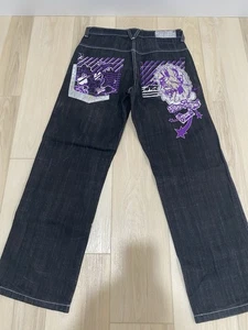 Five Jungle & Co Jeans Gr.34 weit bestickt Walk Of Life Y2K Baggy Style 5ive - Bild 1 von 14