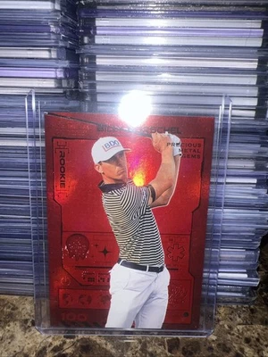 2023 Skybox Metal Universe Champions - Billy Horschel #100 Red PMG /100 (RC) - Image 1 of 2