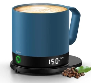 Self Heating Coffee Mug, 14 Oz Temperature Control Smart Mug, Double Sided, NEW - Picture 1 of 12