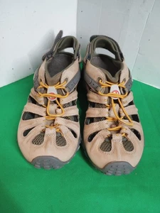 Merrell Chameleon Cargo sandalo uomo 8,5 pelle marrone trail escursionismo scarpe acqua - Foto 1 di 8