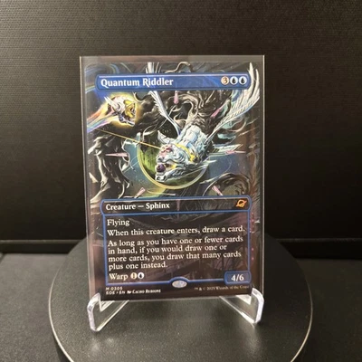 MTG Quantum Riddler 305 Borderless Regular Mythic Edge of Eternities EOE - Image 1 of 4