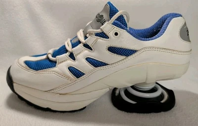 Z-Coil Freedom 2000 Tenis Mujer 8 Tacón de Resorte Zapatos Ortopédicos Blanco Azul Foto 1 de 4