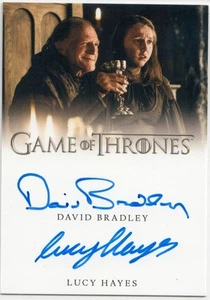 Juego de Tronos Serie Completa - David Bradley / Lucy Hayes - Doble Tarjeta Automática v1 - Imagen 1 de 2