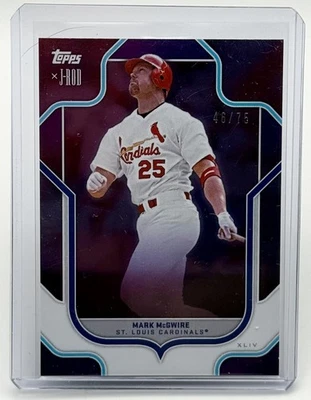 2023 Topps XJ-ROD Mark McGwire /75 #63 St Louis Cardinals - Image 1 of 2