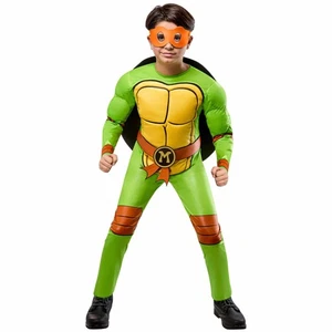 4-in-1 TMNT Ninja Turtles Leonardo Raphael Michelangelo Jungen Kostüm - Bild 1 von 12