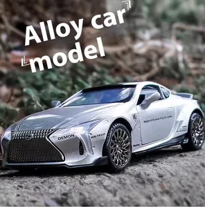 New 1:32 Lexus LC500 Alloy Model Diecast Light Car Toy Vehicle collection Gift  - Picture 1 of 9