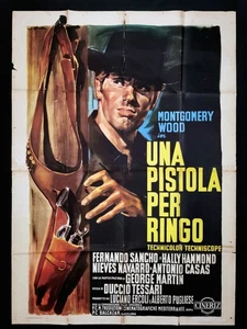 EINE RINGPISTOLE Plakat Poster Giuliano Gemma Tessari Western 43 - Bild 1 von 2