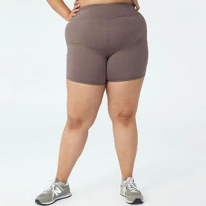 Cotton On Womens Brown Curve High Waist Ultra Soft Active Bike Shorts Plus 20 - Picture 1 of 7