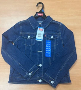 Levi's Girls Denim Button Closure Pockets Comfortable Stretch Jacket L (10/12) - Picture 1 of 3