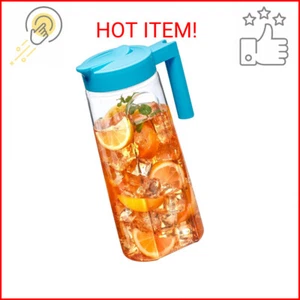 Amazing Abby - Slim - Tritan Pitcher (64 oz), Unbreakable Plastic Water Pitcher - Picture 1 of 2