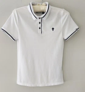 Kjus Girl's Stefanie Polo UPF30+ White Short Sleeve Tennis Golf Tee! S - Picture 1 of 7