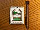 Sac de parcours de golf vintage La Purisima étiquette Old Lompoc, Californie Michael McGinnis