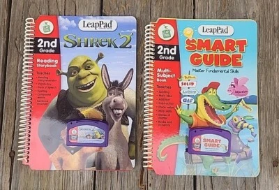 LeapFrog 2nd Grade SHREK 2 Story & Leappad Smart Guide Multi Subject - Image 1 of 4
