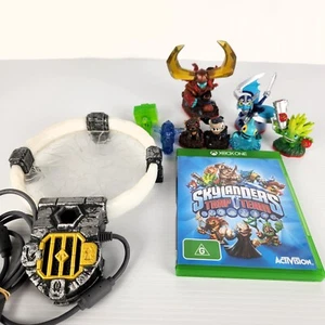 Skylanders Trap Team Xbox One Video Game + Traptanium Portal + 8 Figures Bundle - Picture 1 of 17