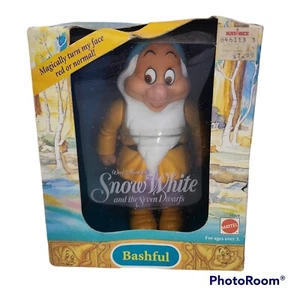Disney Mattel Bashful Color Change Figure Snow White Seven Dwarfs Walt Disney  - Picture 1 of 5