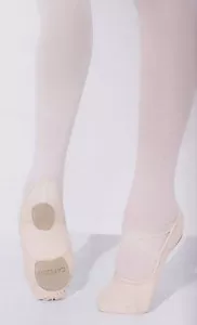Capezio 2037W lona elástica rosa zapatos de ballet suave Hanami RUN SMALL - Imagen 1 de 4